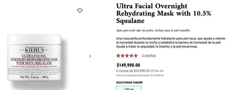mascarilla hidratante ideal para pieles secas