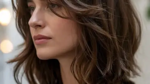 Long bob texturizado con capas invisibles