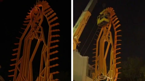 virgen de guadalupe replica monterrey