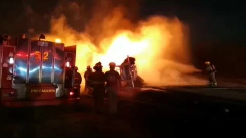choque de pipa con camión urbano