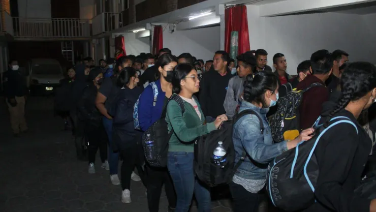 Migrantes Hotel Ecatepec