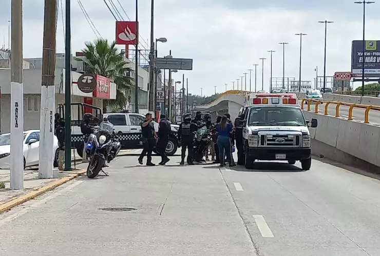 Movilización policial en Xalapa