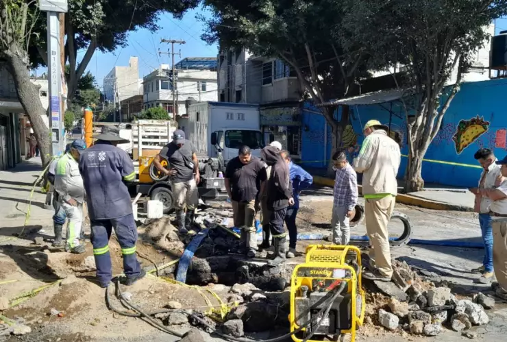 fuga de agua iztapalapa cdmx