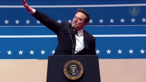 Elon Musk desata controversia en la toma de protesta de Donald Trump 2025 con un gesto polémico similar al nazi