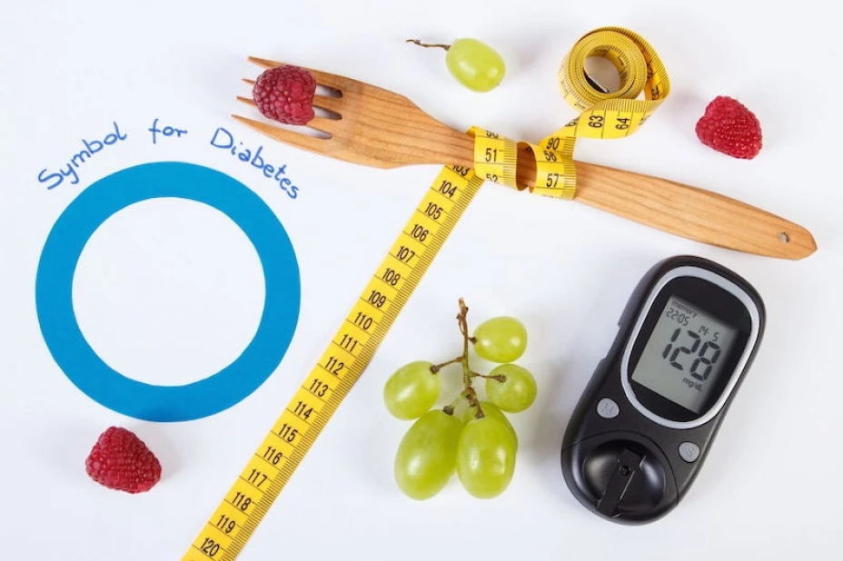 Diabetes circulo azul