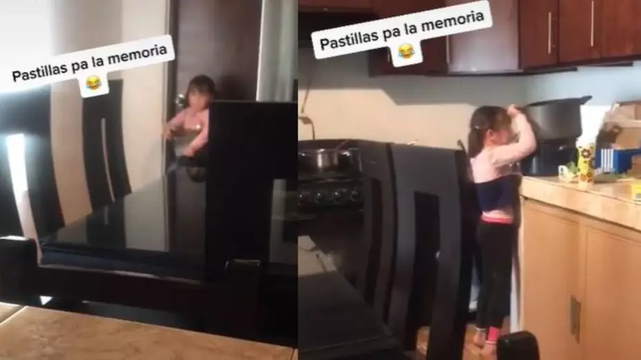 VIDEO Niña pide pastillas para la memoria y la razón se viraliza