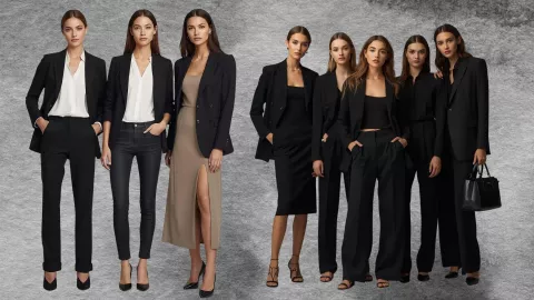 Blazer negro 7 outfits minimalistas para entrevista laboral que te harán ver elegante y más joven