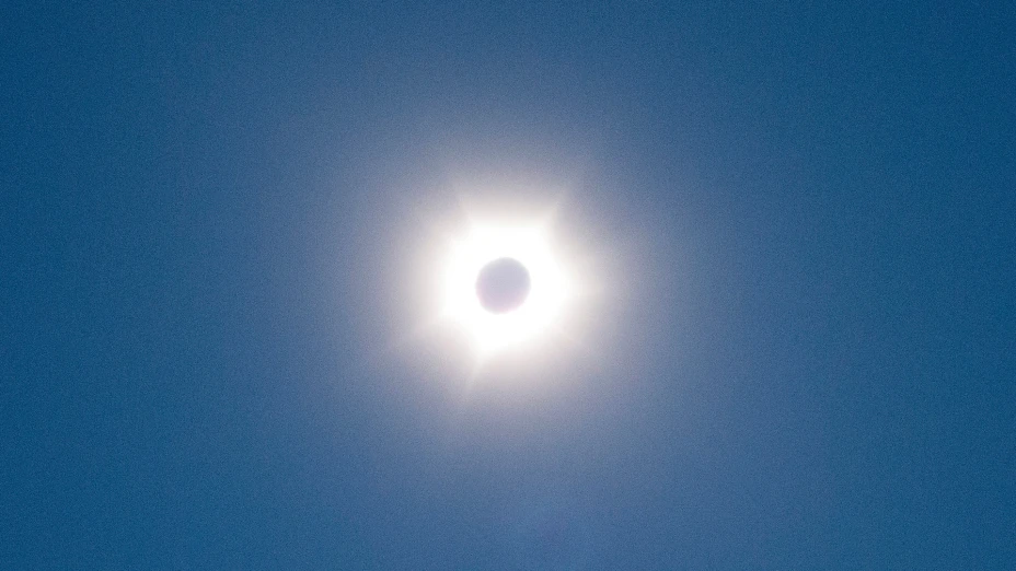 Eclipse solar captado cerca de Exmouth, Australia
