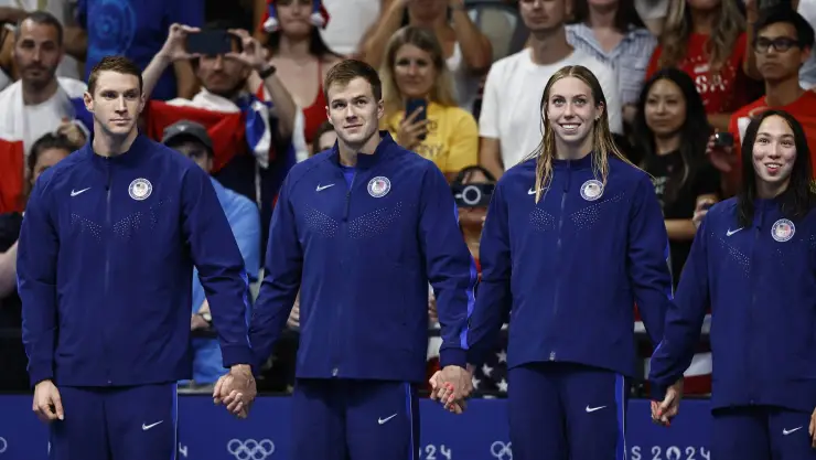 Estados Unidos natación récord olímpico París 2024