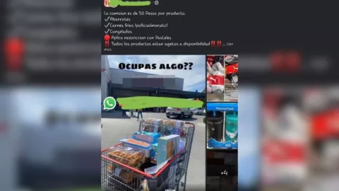 Personas se ofrecen a hacer mandado por dinero