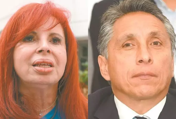 Layda Sansores y Manuel Negrete, exalcaldes de la CDM que recibieron licencia definitiva por parte del Congreso para contender en las elecciones 2021.