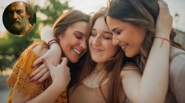 La reflexión de Aristóteles sobre la amistad Mis amigos son mi herencia.jpg