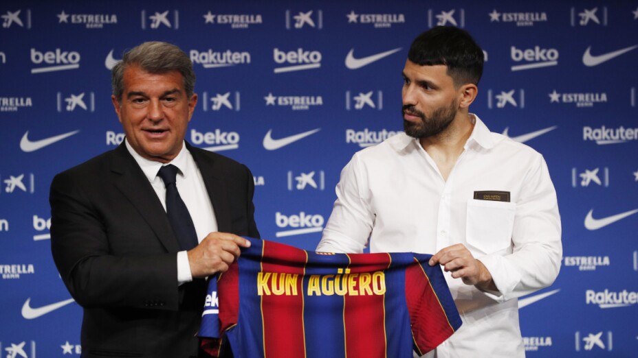 Presentación de Sergio Agüero