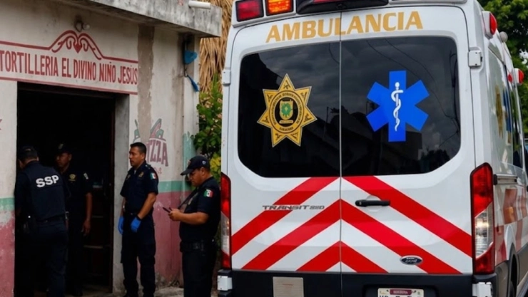 Trabajador en Tetiz queda con la mano atrapada en una revolvedora de masa