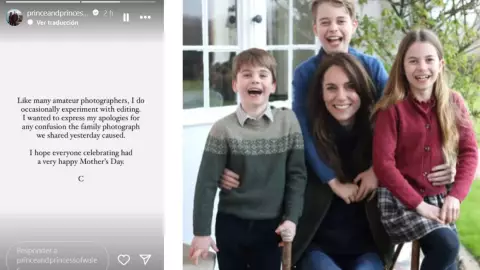 Kate Middleton admite que editó foto familiar y pide una disculpa.jpg