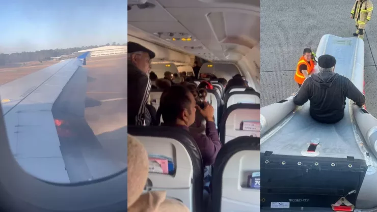 Incendio en vuelo Texas hoy 2025