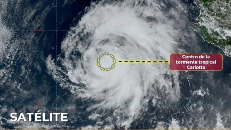 Ruta de Carlotta: Alerta por posible huracán