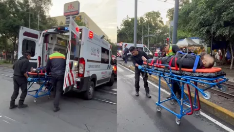 Fuerte choque en la GAM: Hombre pierde la pierna tras accidente cerca de la Basílica
