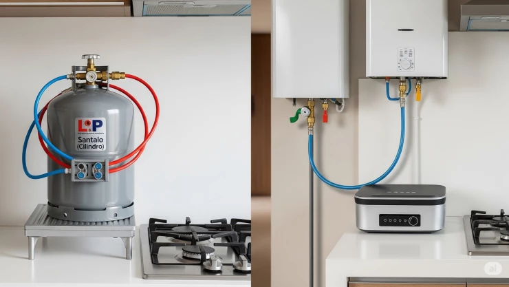 ¿Cuál es la diferencia entre gas LP o natural? Ventajas y cuál conviene más