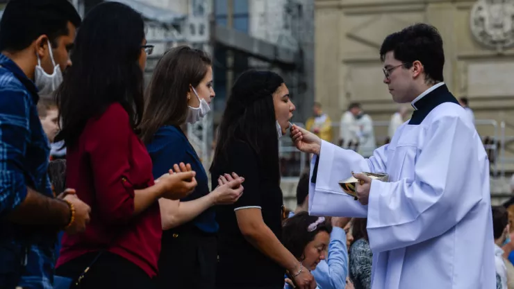 Controversial Archbishop Leads Corpus Christi Procession Despite Spike In Covid-19 Cases
