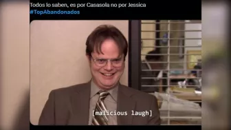 ¡Esta parte por sí sola fue mágica! Y con este tremendo memazo, tenemos un momento épico dentro de Abandonados.