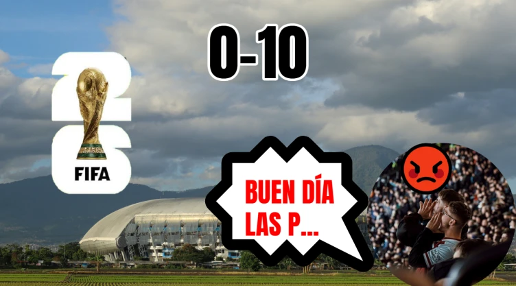 “Buen día las p...": Fanáticos explotan tras goleada 0-10 en Eliminatorias al Mundial 2026