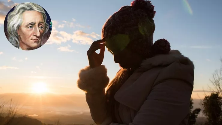 John Locke, filósofo inglés Las acciones humanas son los intérpretes de nuestros pensamientos.jpg