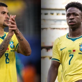 Mientras Vinícius Jr. gana 25 millones, el salario de Bruno Guimarães jugando el Mundial 2026