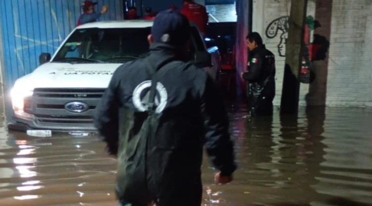 Lluvias en Tultitlán.