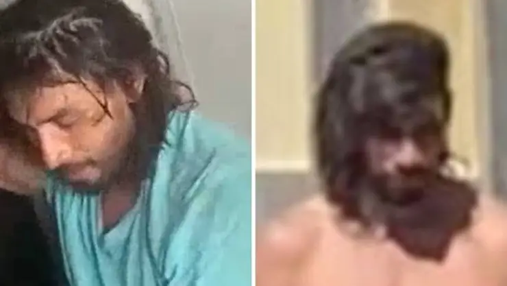 Hombre en situación de calle cuerpo atlético