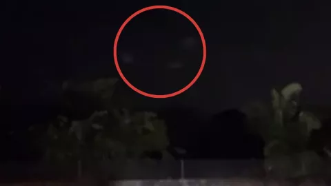 Ovnis o luces extrañas en carretera de Veracruz