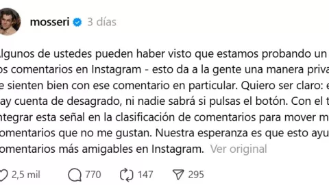 Instagram añade nuevo botón de “No me gusta": ¿Adiós a los comentarios tóxicos?