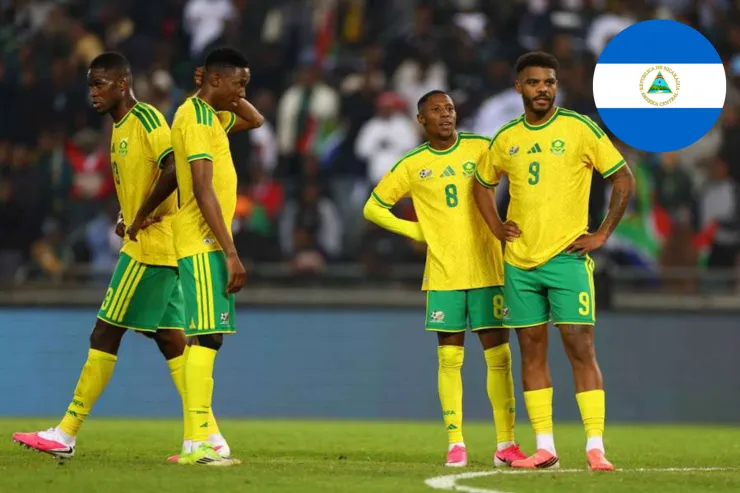 Sudáfrica empató frente a Nicaragua previo a la Copa Mundial de la FIFA™