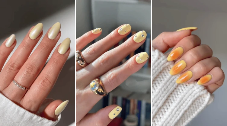 5 diseños de uñas en color amarillo que debes usar en la oficina en el inicio de año.png