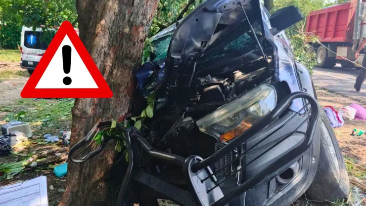El accidente ocurrió sobre la carretera La Tinaja–Ciudad Alemán, a la altura de Tres Valles
