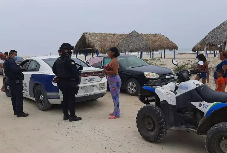 Familia ahogada en playas de Tamaulipas