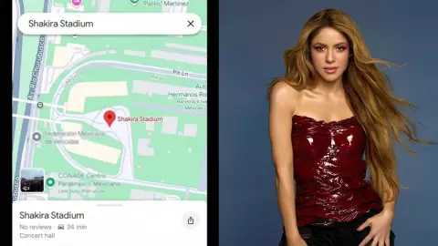 Cambian el nombre del Estadio GNP Seguros en Google Maps en honor a Shakira; se vuelve viral.jpg