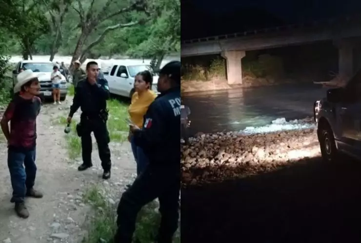 Niño de 12 años fue arrastrado por el río Moctezuma en Hidalgo