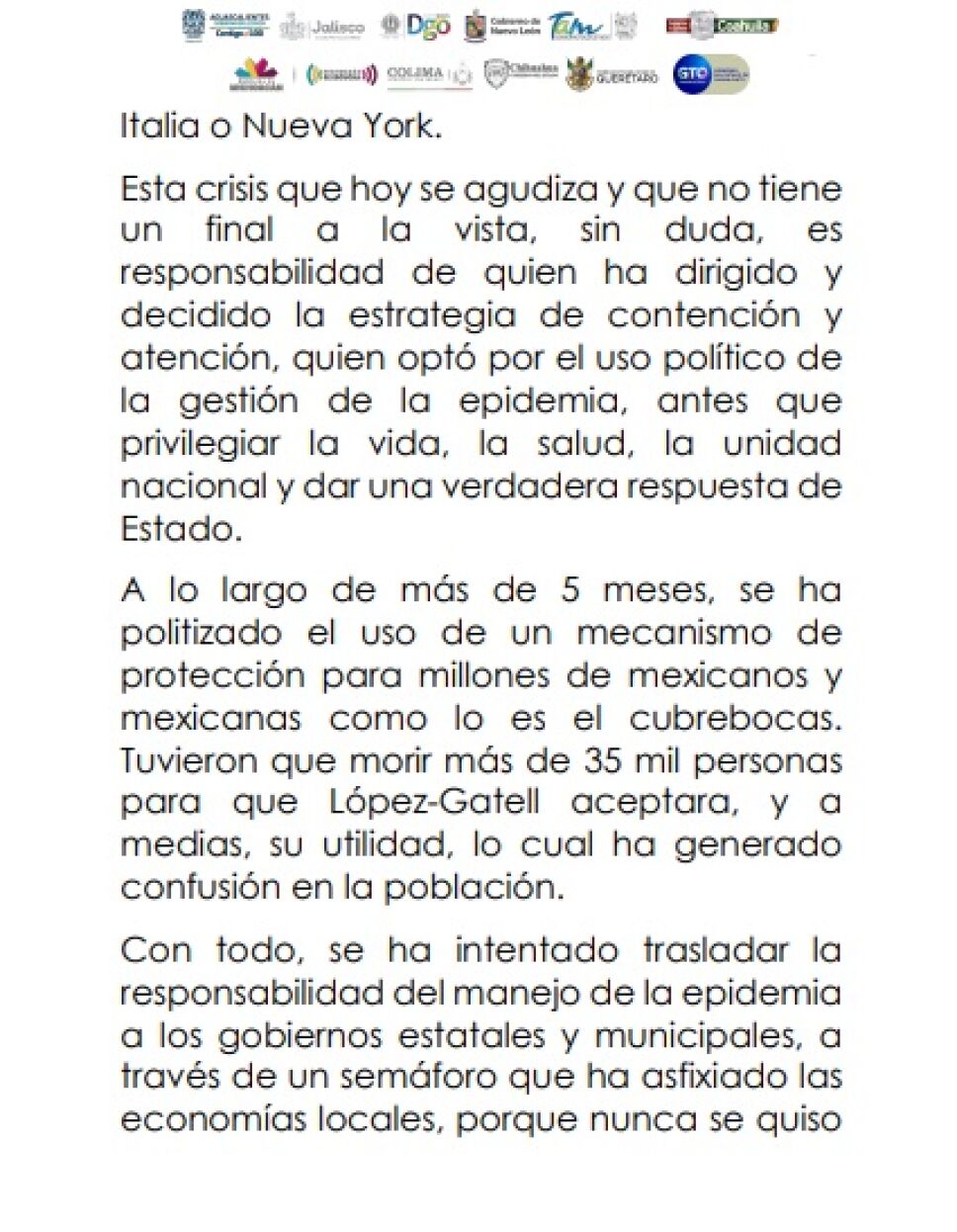 Exigen gobernadores renuncia inmediata de López-Gatell (3)