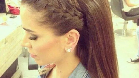 39 ideas de peinados semi recogidos elegantes: puede ser en cabello lacio o chino y te verás preciosa