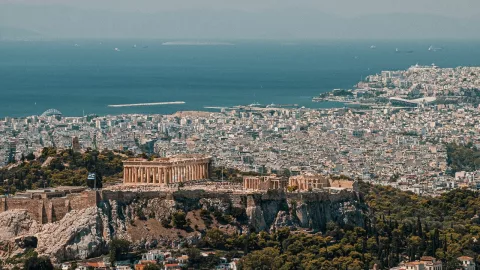 Foot de Atenas, Grecia.
