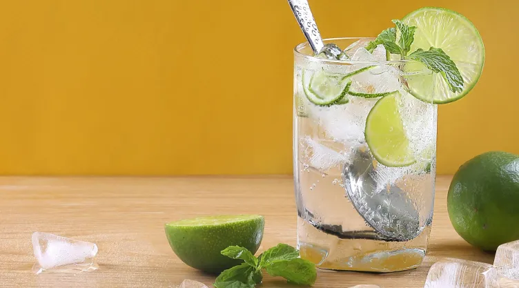 Deliciosa bebida refrescante de limón.