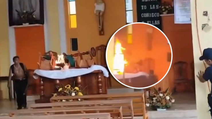 VIDEO_ ¡Fue el diablo! Hombre que quemó altar de iglesia en Veracruz asegura que el ‘maligno’ le ordenó hacerlo.jpg