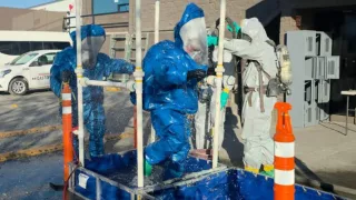 Derrame de ácido nítrico moviliza a Bomberos en Ciudad Industrial de Tijuana