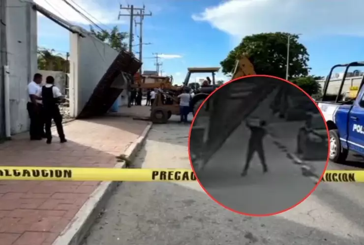 Niño muere aplastado por un portón metálico en Ciudad del Carmen, Campeche