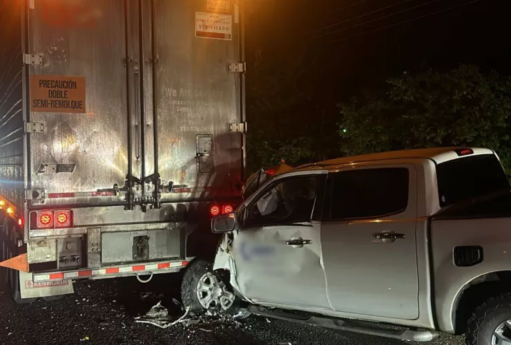 Choque en la carretera Mazatlán- Tepic