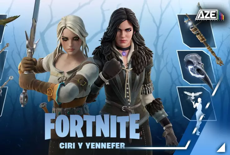 Ciri y Yennefer de Vengerberg