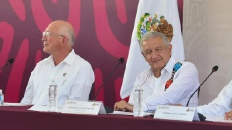 Ken Salazar AMLO Palacio Nacional