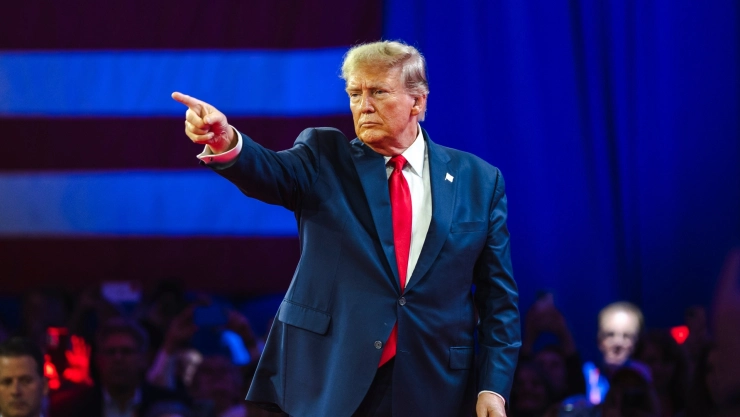 El ganador de las elecciones en Estados Unidos Donald Trump.