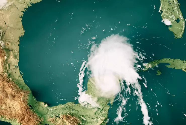Una zona de baja presión avanza lentamente por la cuenta del Atlántico